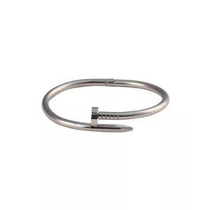 SOHI Screw Bangle Bracelet Womens Nail Cuff‎ Minimalist Statement Silver OS